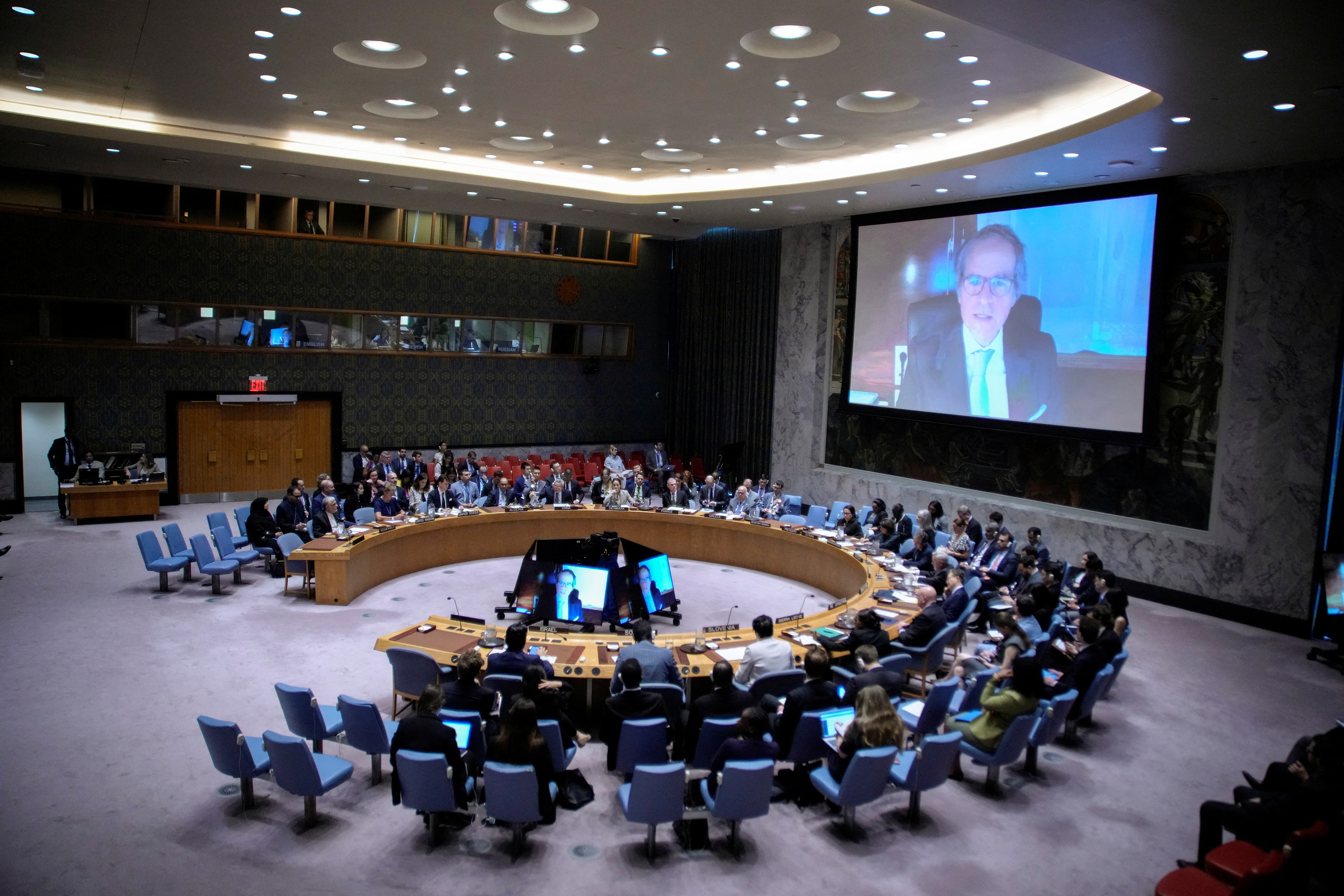 The United Nations Security Council, following Israel’s attack on Iran, at U.N. headquarters in New York