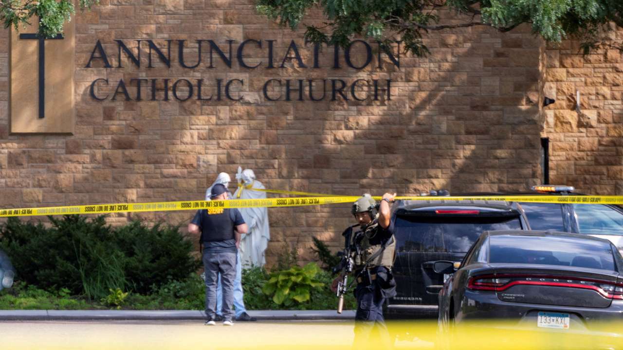 Shooting at Annunciation Church, which is also home to a an elementary school, in Minneapolis