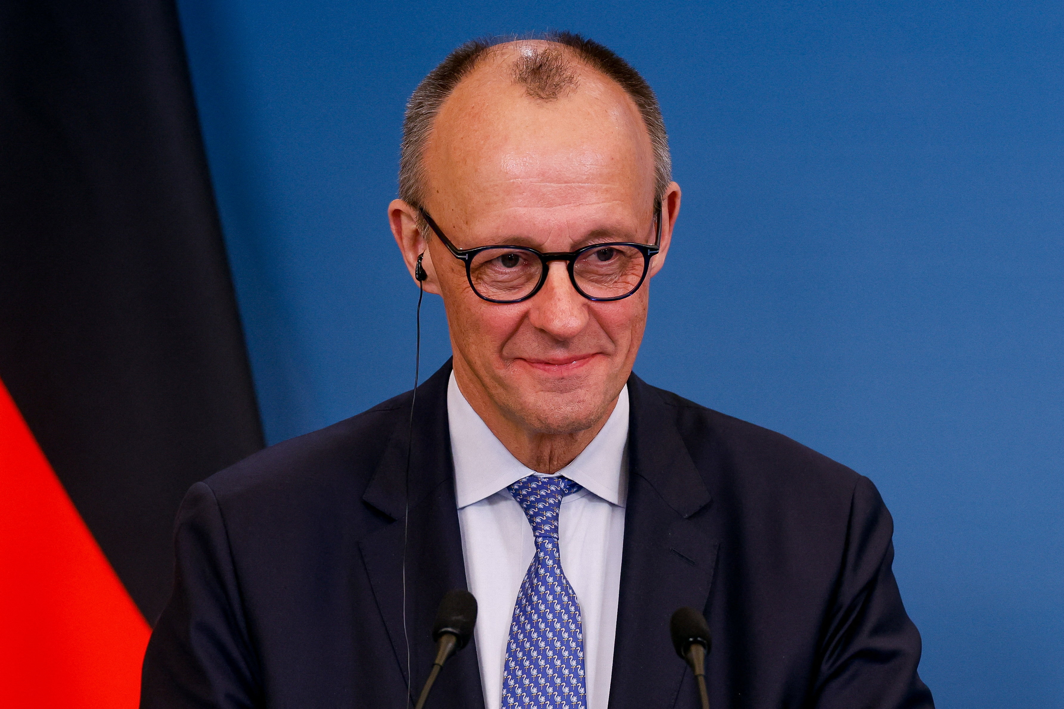 Italian-German government consultations, at Villa Doria Pamphili, in Rome