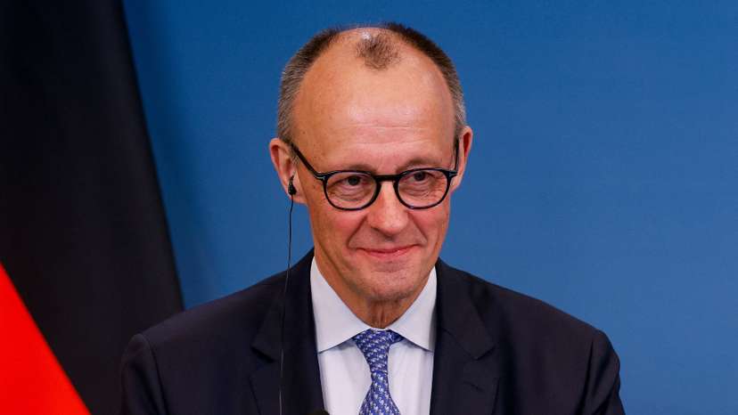 Italian-German government consultations, at Villa Doria Pamphili, in Rome