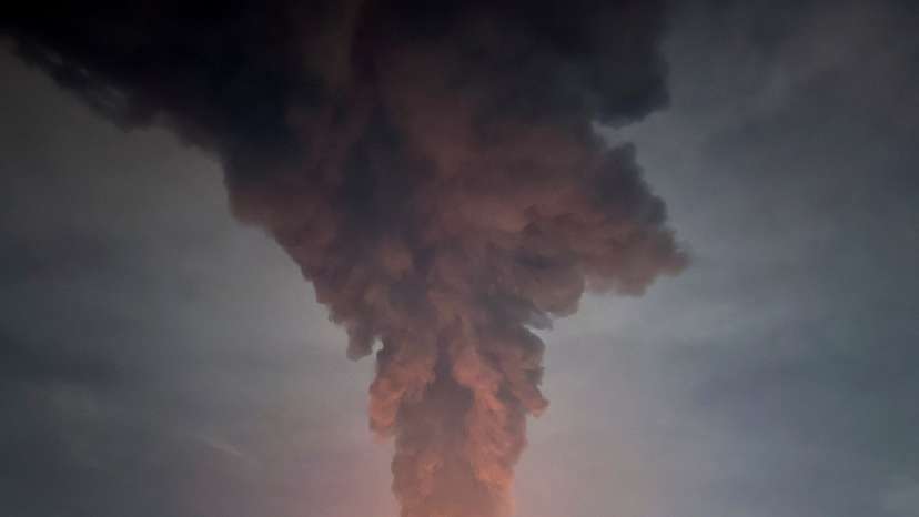 Smoke rises following an explosion, amid the U.S.-Israeli conflict with Iran, in Tehran
