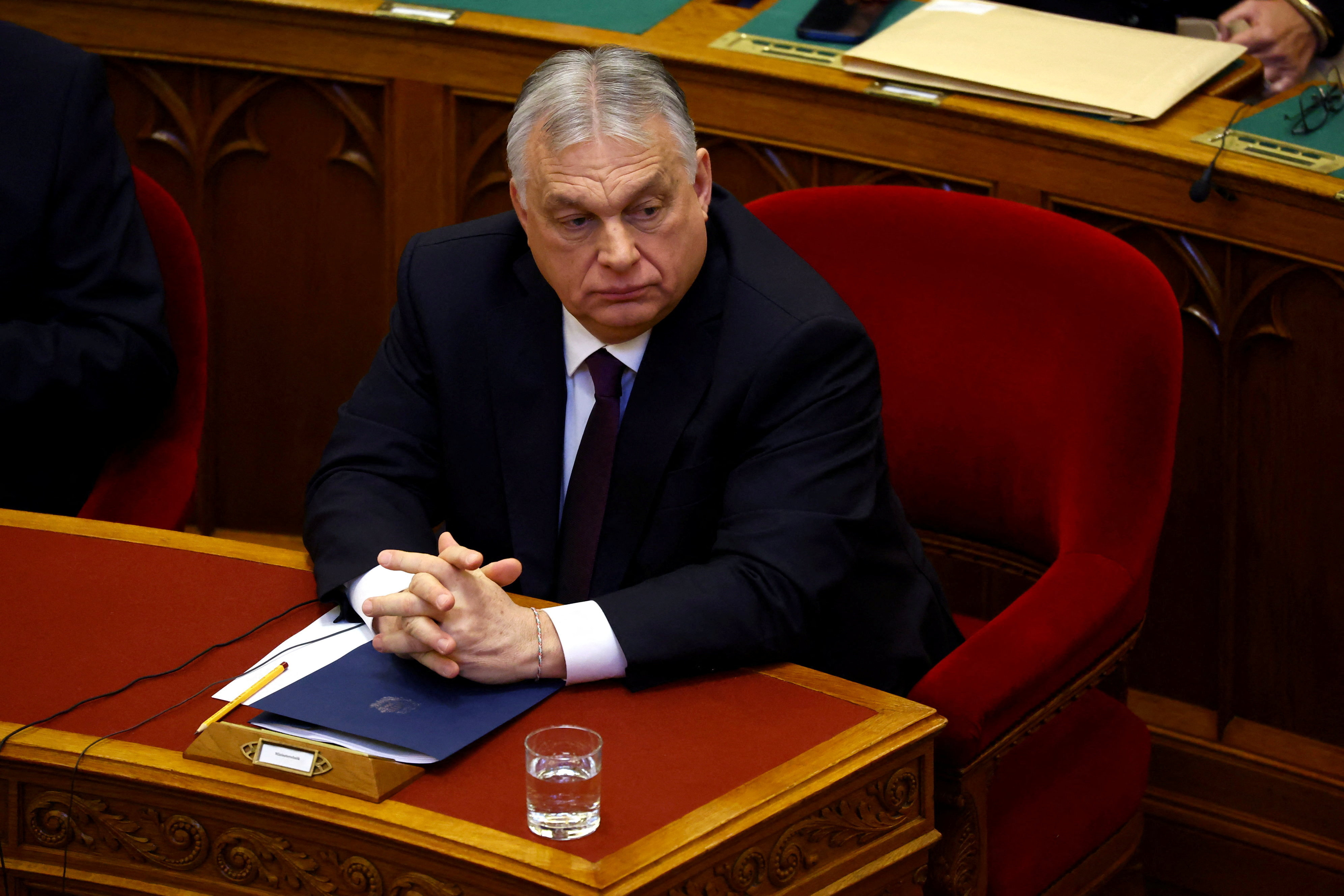 Hungarian Prime Minister Orban attends the spring session of parliament in Budapest