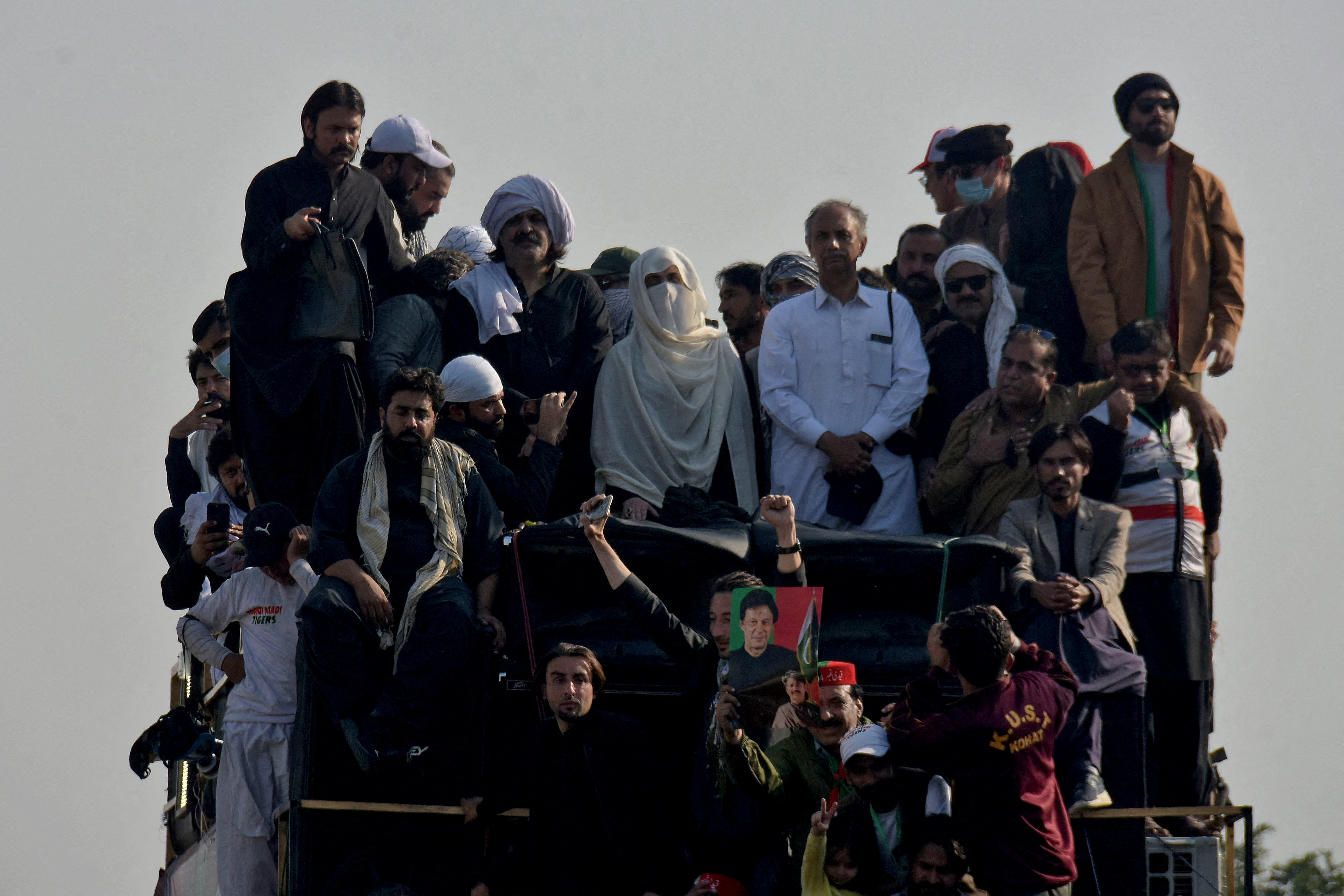 FILE PHOTO: Bushra Bibi, wife of jailed former Pakistani Prime Minister Imran Kha