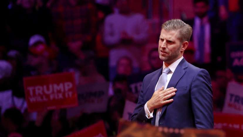 Republican presidential nominee and former U.S. President Donald Trump holds a rally at Madison Square Garden