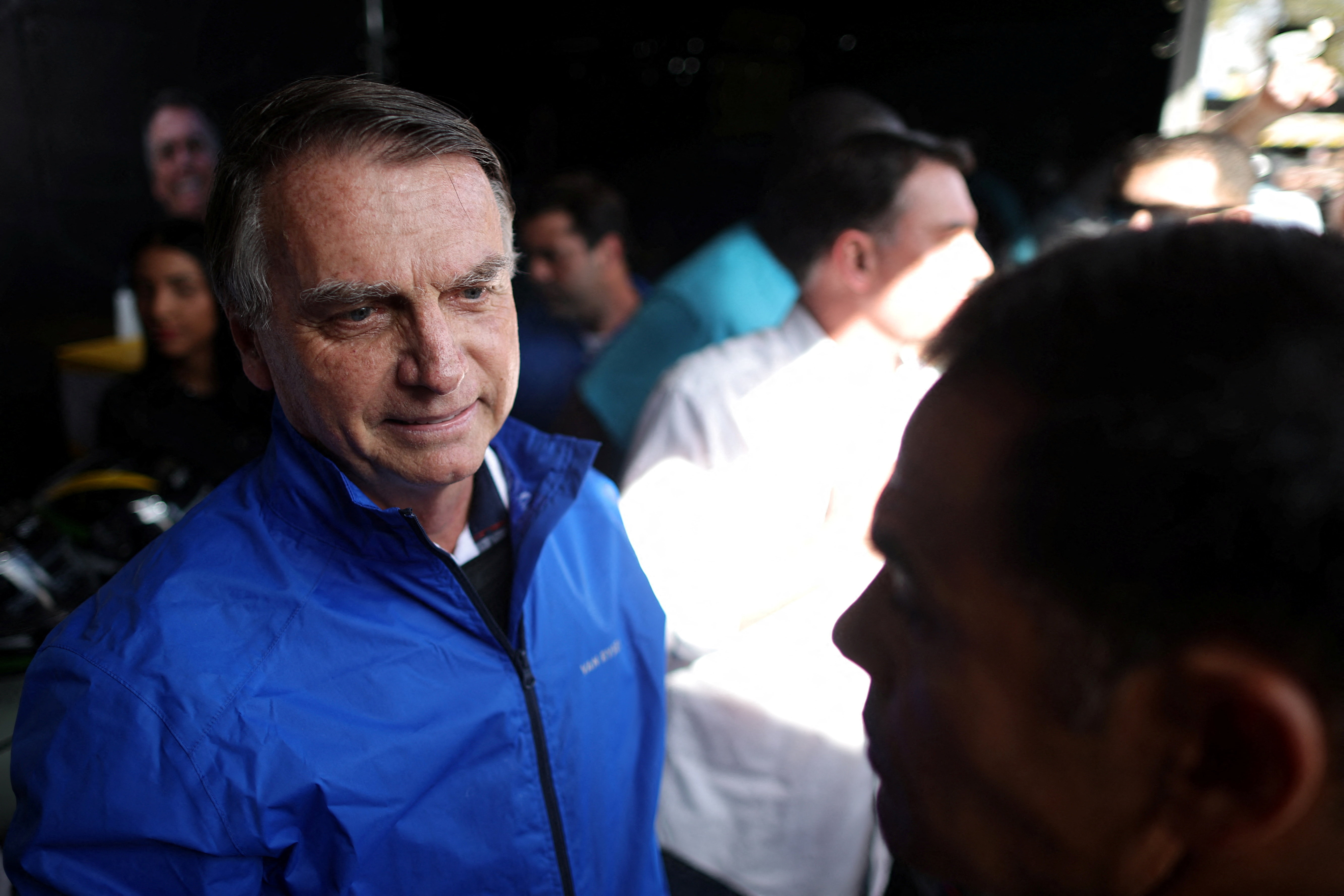 Former Brazil's President Bolsonaro visits the Capital Moto Week in Brasilia