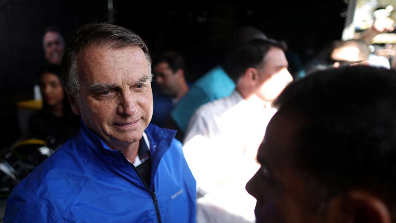 Former Brazil's President Bolsonaro visits the Capital Moto Week in Brasilia