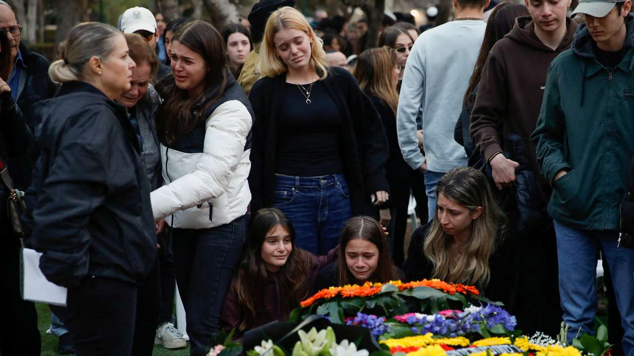 Funeral of Israeli soldier Sergeant first class Adi Eldor in Haifa