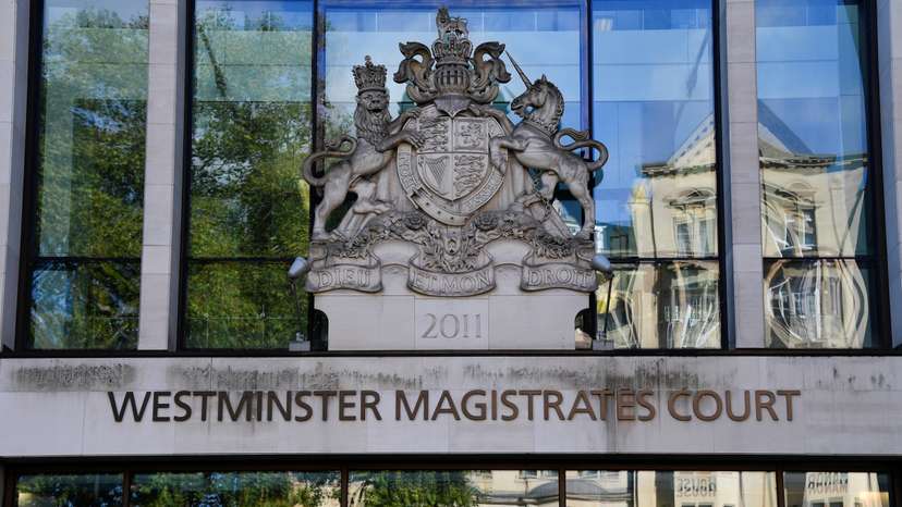 FILE PHOTO: A general view of Westminster Magistrates' Court