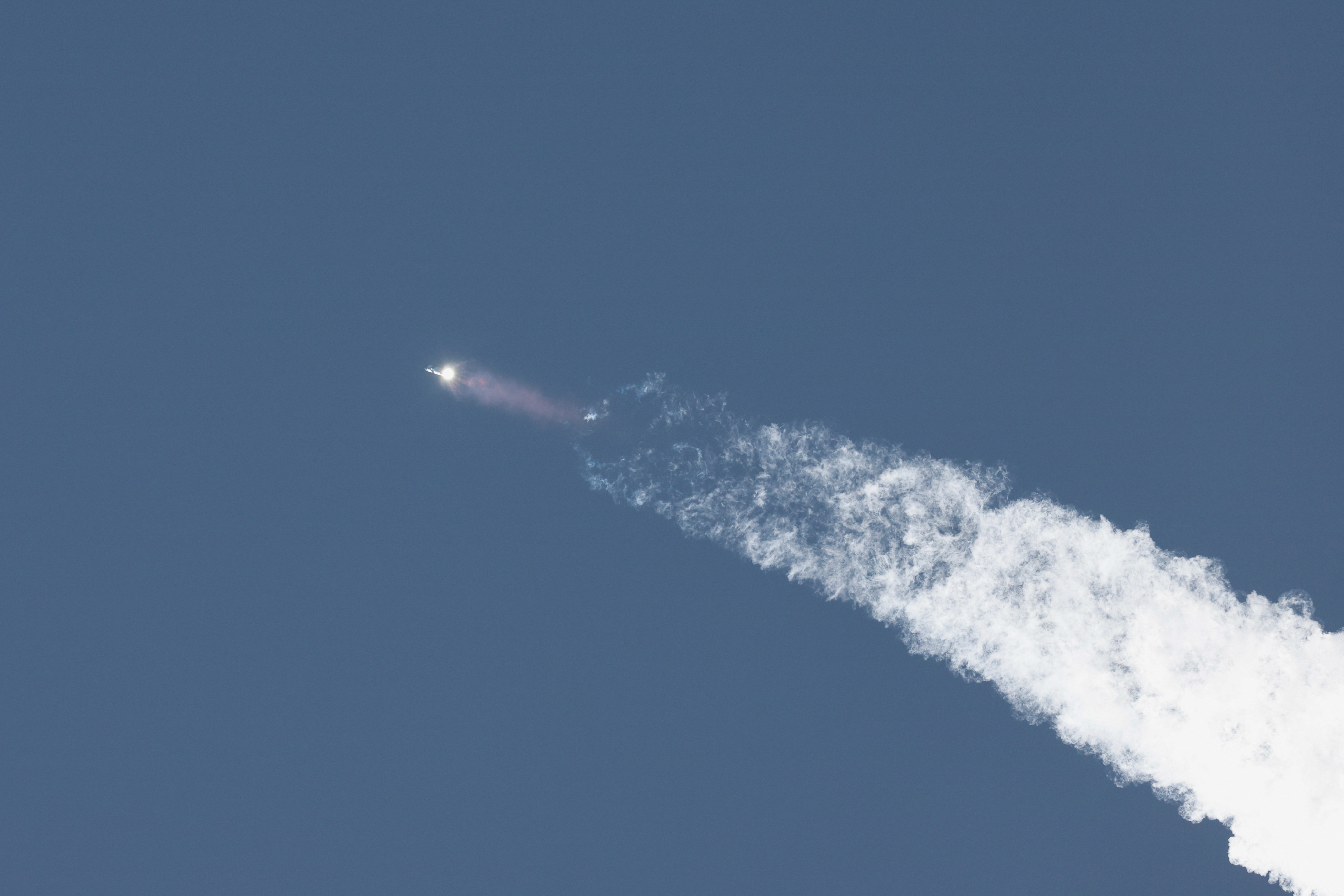SpaceX's next-generation Starship spacecraft lifts off from launchpad, near Brownsville