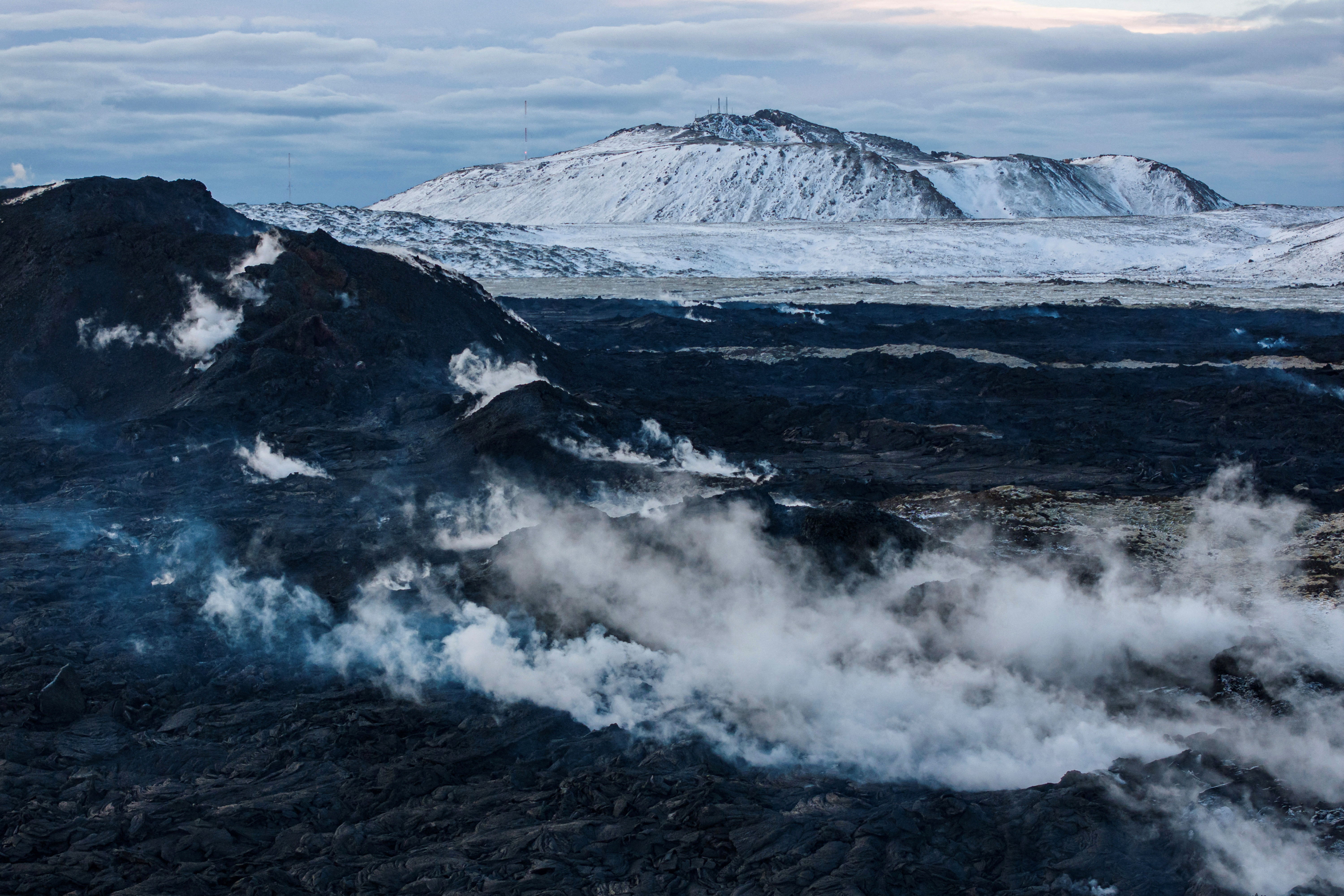 Iceland downgrades volcano threat level