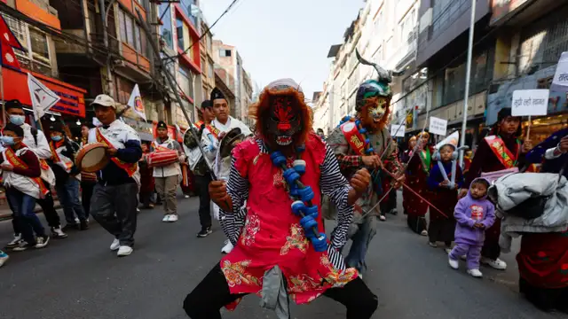 Tamu Lhosar, a New Year festival of the Gurung community in Kathmandu