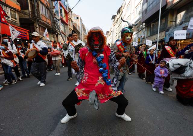 Tamu Lhosar, a New Year festival of the Gurung community in Kathmandu