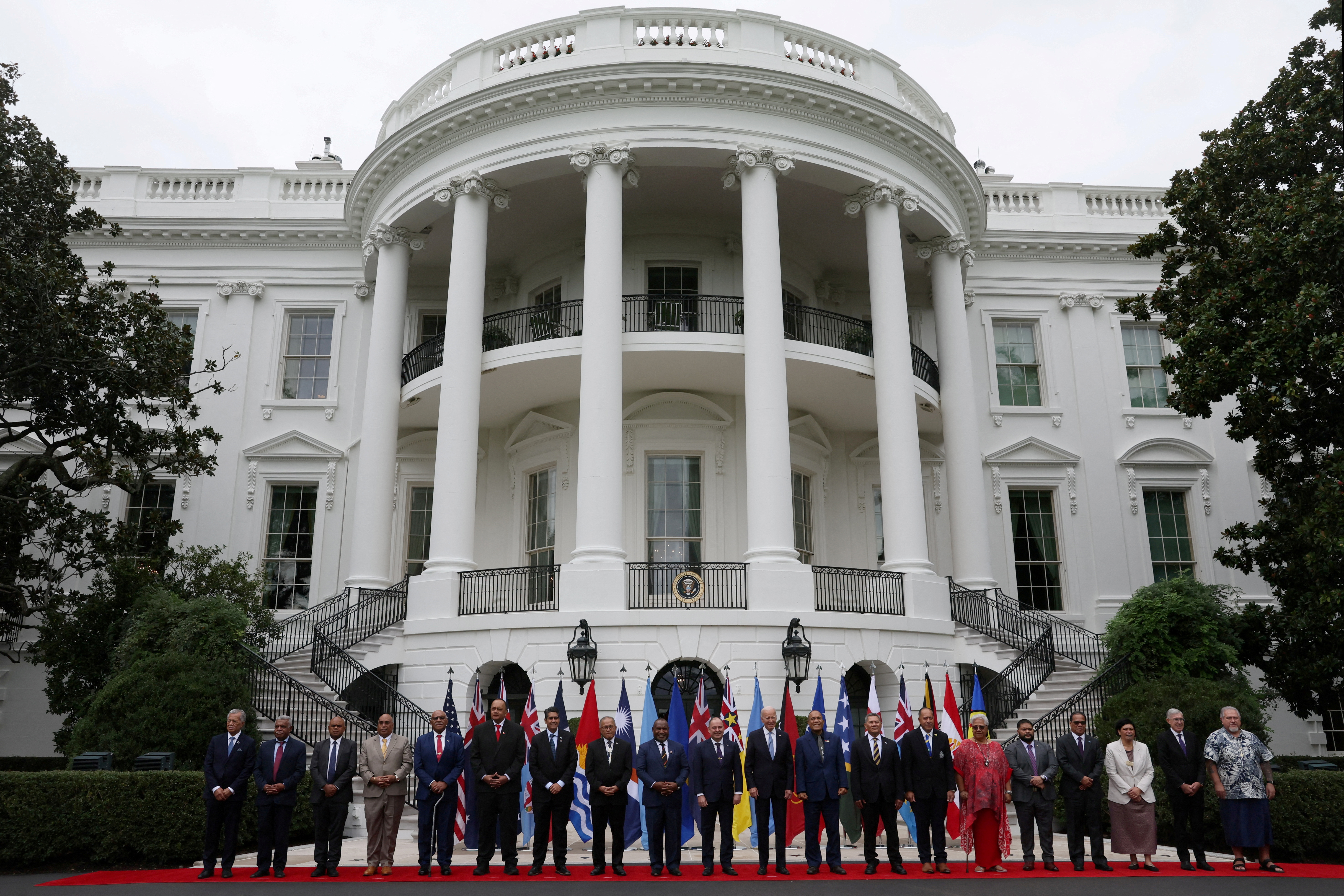FILE PHOTO: U.S. President Biden hosts a summit with Pacific Island nation leaders in Washington, U.S.