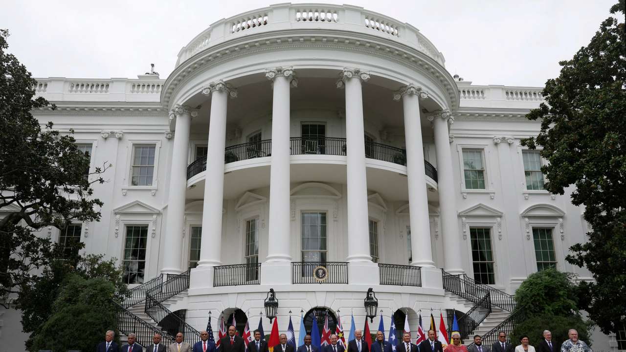 FILE PHOTO: U.S. President Biden hosts a summit with Pacific Island nation leaders in Washington, U.S.