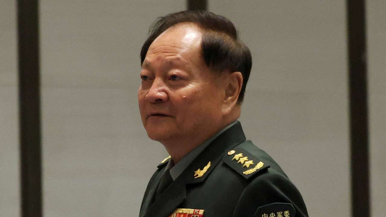 FILE PHOTO: Central Military Commission Vice Chairman Zhang Youxia in Qingdao