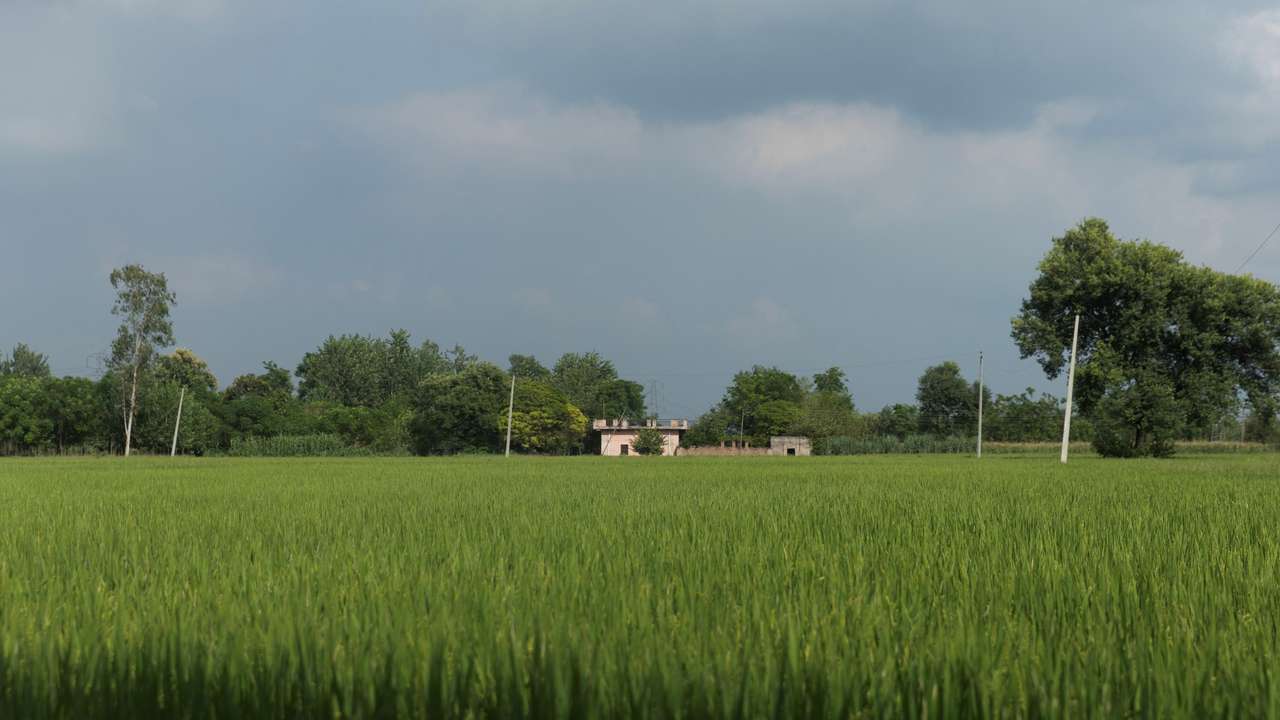 House of Sikh separatist leader Hardeep Singh Nijjar, is pictured at village Bharsingpura