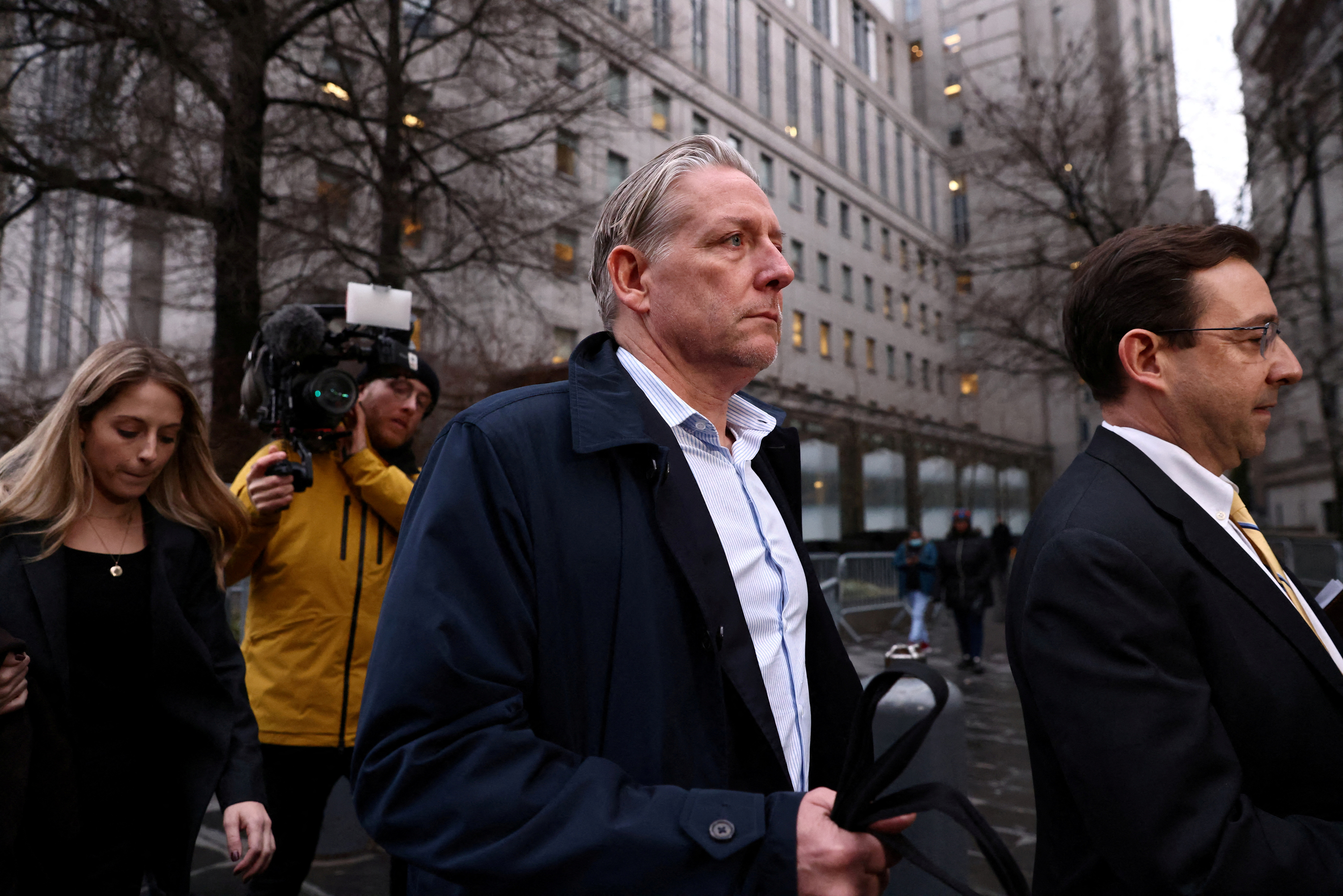 Former FBI official Charles McGonigal exits Federal court in New York