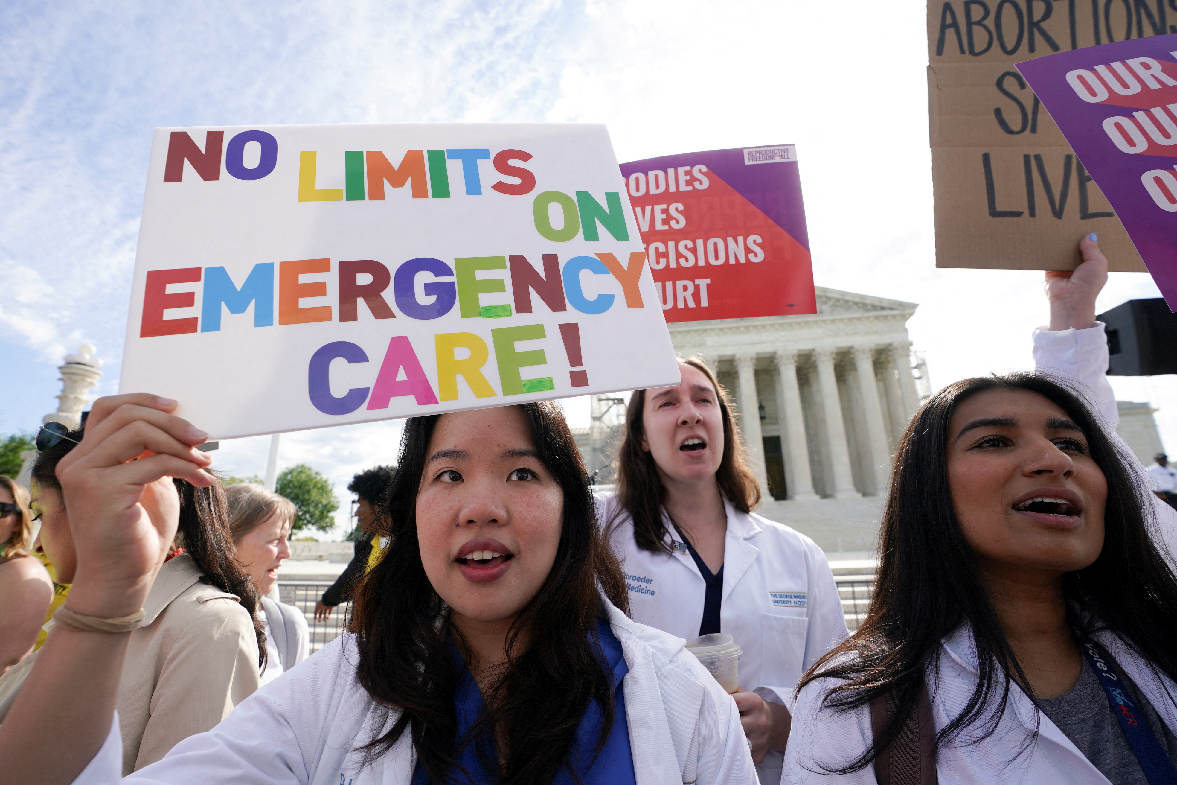 FILE PHOTO: U.S. Supreme Court hears arguments in Idaho's strict abortion ban