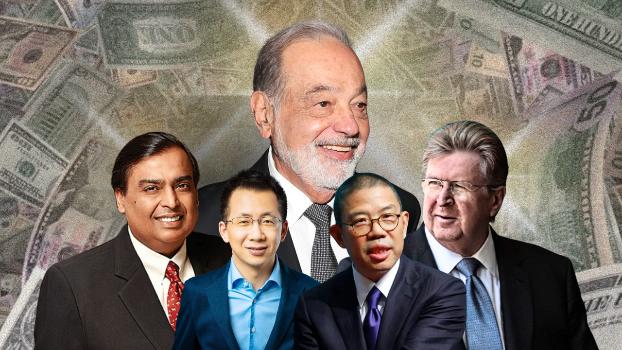 These are the five richest people in the Global South in 2026, according to Forbes' latest rankings.
