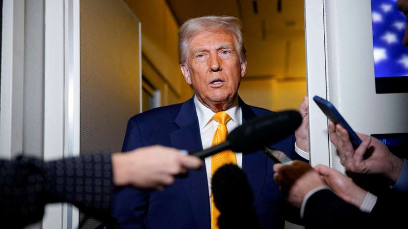 FILE PHOTO: U.S. President Donald Trump in Florida