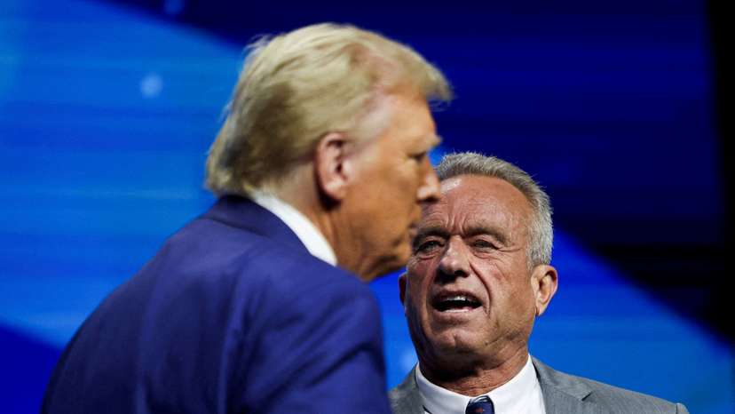 FILE PHOTO: Republican presidential nominee and former U.S. President Trump campaigns in Georgia