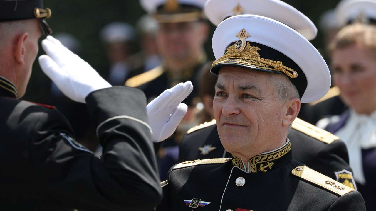 A ceremony marking 240th anniversary of Russia's Black Sea Fleet in Sevastopol