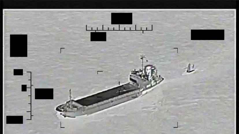 FILE PHOTO: U.S. Navy foils Iranian attempt to capture unmanned vessel in the Gulf - fleet statement