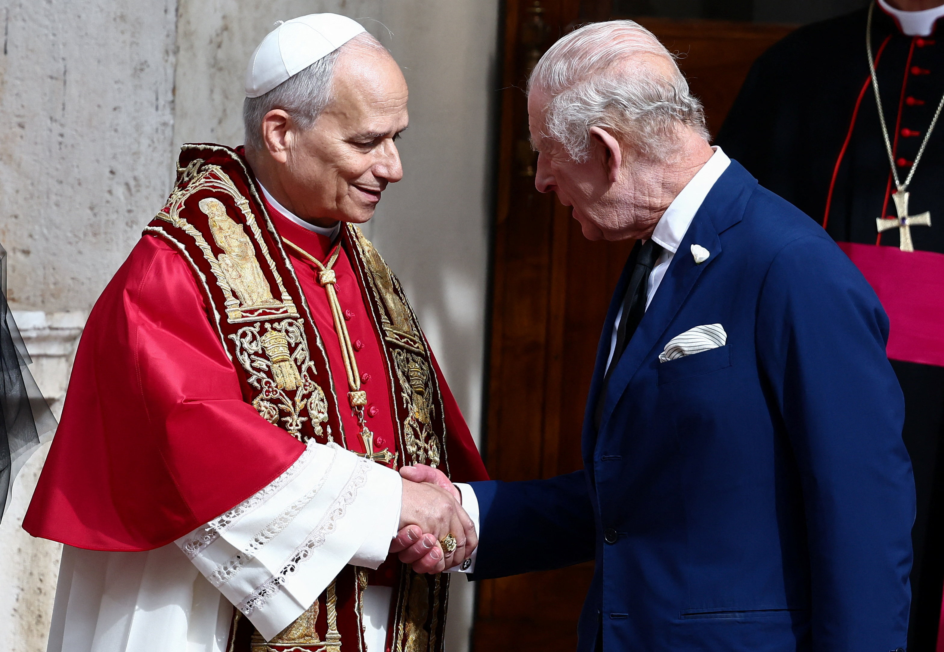 Britain's King Charles and Queen Camilla make their first state visit to the Holy See since Pope Leo XIV's election