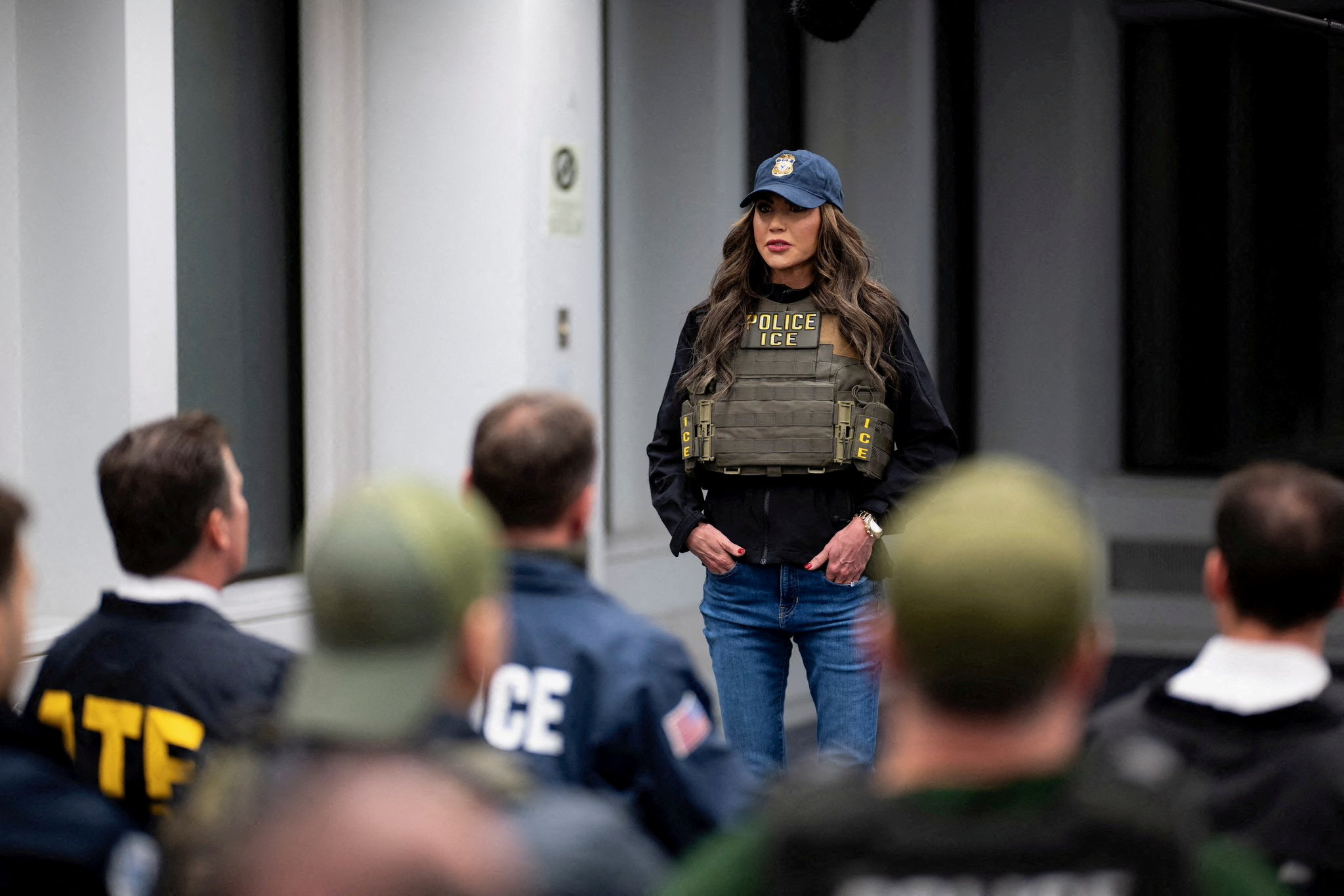 U.S. DHS Sec. Noem joins Feds for immigration raids in New York City