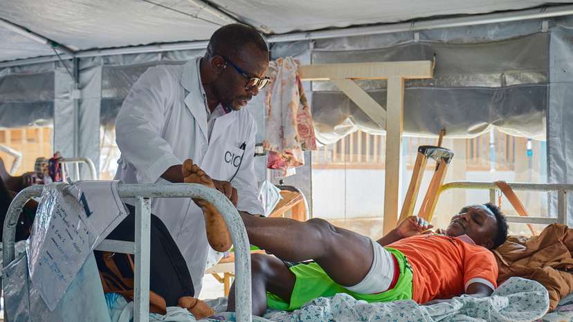 Health facilities in war-hit eastern Congo have run out of medicines because of widespread looting and supply chain disruptions, in Beni