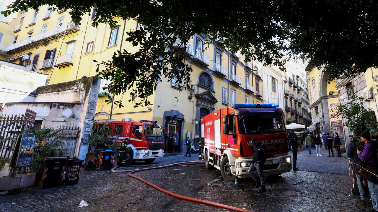 Historic Sannazaro theatre in Italy's Naples destroyed in blaze