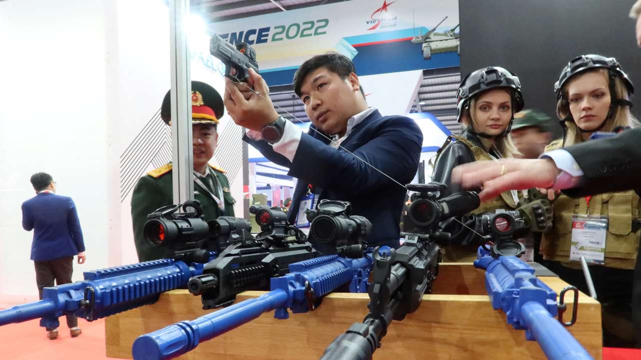 Vietnam International Defence Expo 2022 in Hanoi