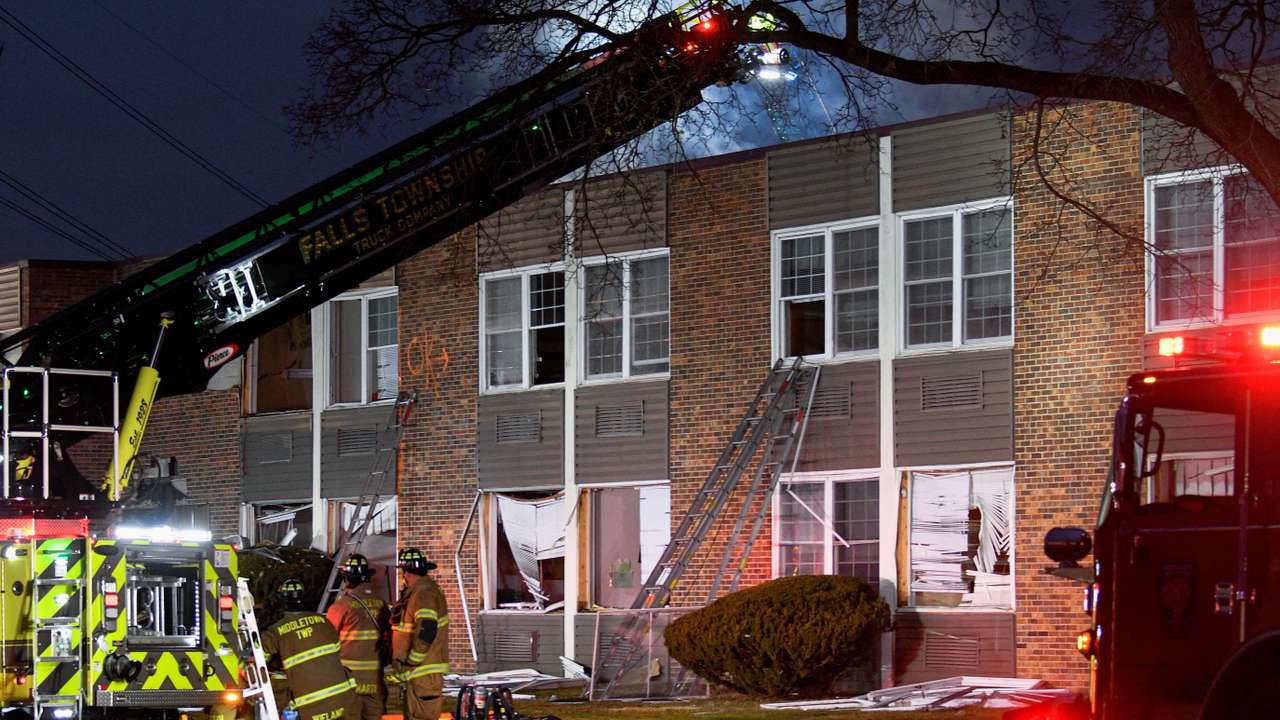 Gas explosion causes partial building collapse at the Silver Lake Nursing Home in Bristol