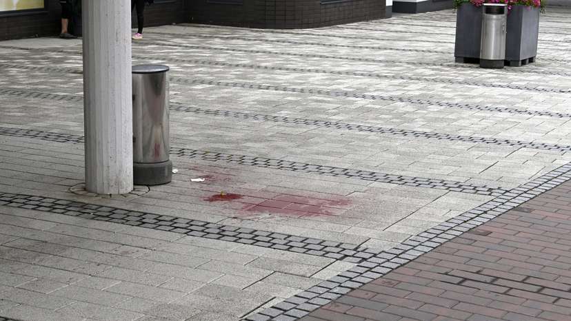 Stabbing outside the Ratina shopping centre, in Tampere