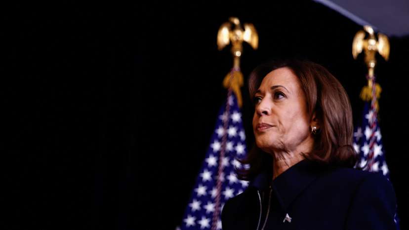 Democratic presidential nominee and U.S. Vice President Kamala Harris visits Josephine Butler Park Center