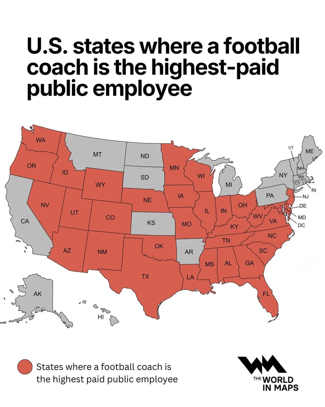 America's best-paid public employees are football coaches