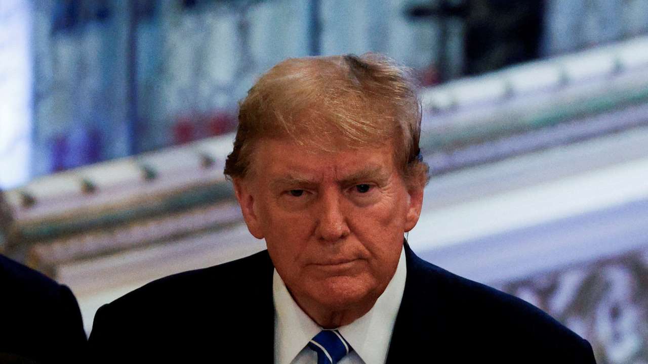 FILE PHOTO: Former U.S. President Trump holds a watch party event to mark the Super Tuesday primary elections at his Mar-a-Lago property