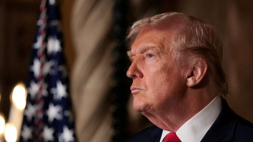 FILE PHOTO: U.S. President Trump announces the Navy's "Golden Fleet", at Mar-a-lago in Palm Beach