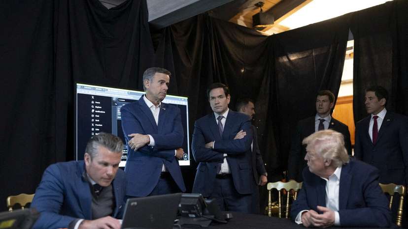 Photos show Trump watching U.S. military operation in Venezuela