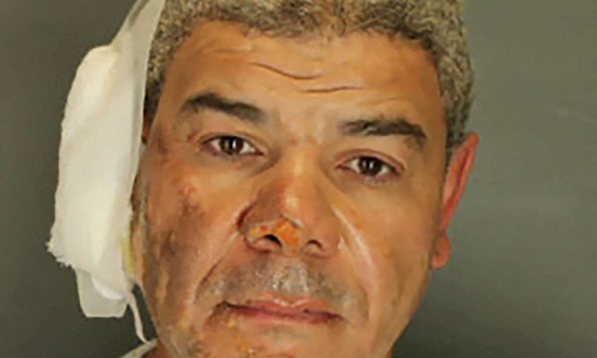 Boulder attack suspect Mohamed Sabry Soliman poses for a jail booking photograph after his arrest