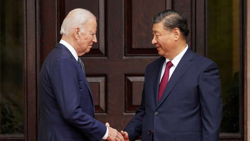 U.S. President Joe Biden meets with Chinese President Xi Jinping on the sidelines of APEC summit, in Woodside