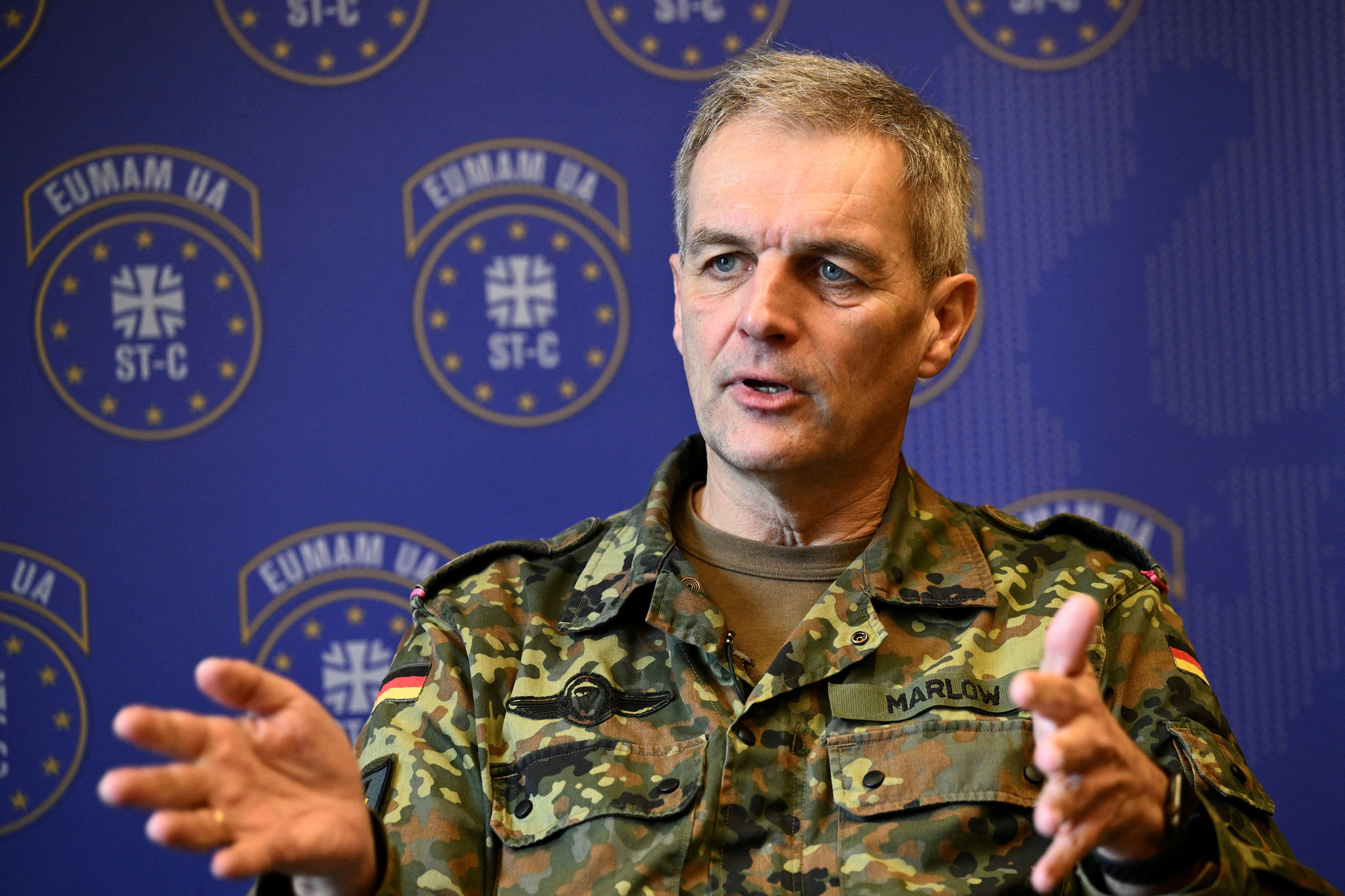 FILE PHOTO: Reuters interview with German Lieutenant General Marlow in Strausberg