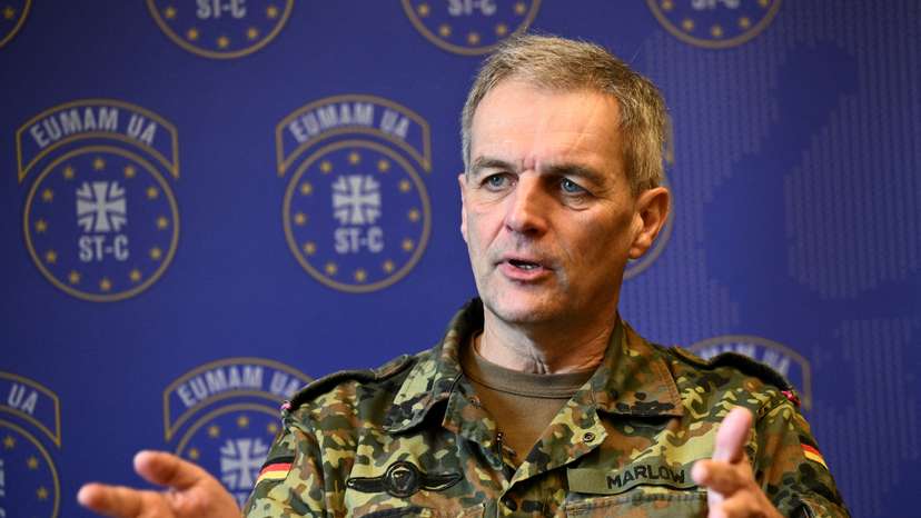 FILE PHOTO: Reuters interview with German Lieutenant General Marlow in Strausberg