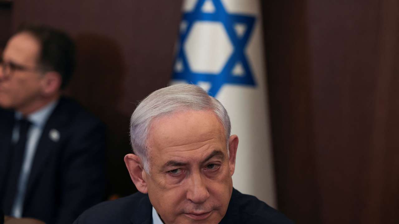 Weekly cabinet meeting at the Prime Minister's office in Jerusalem