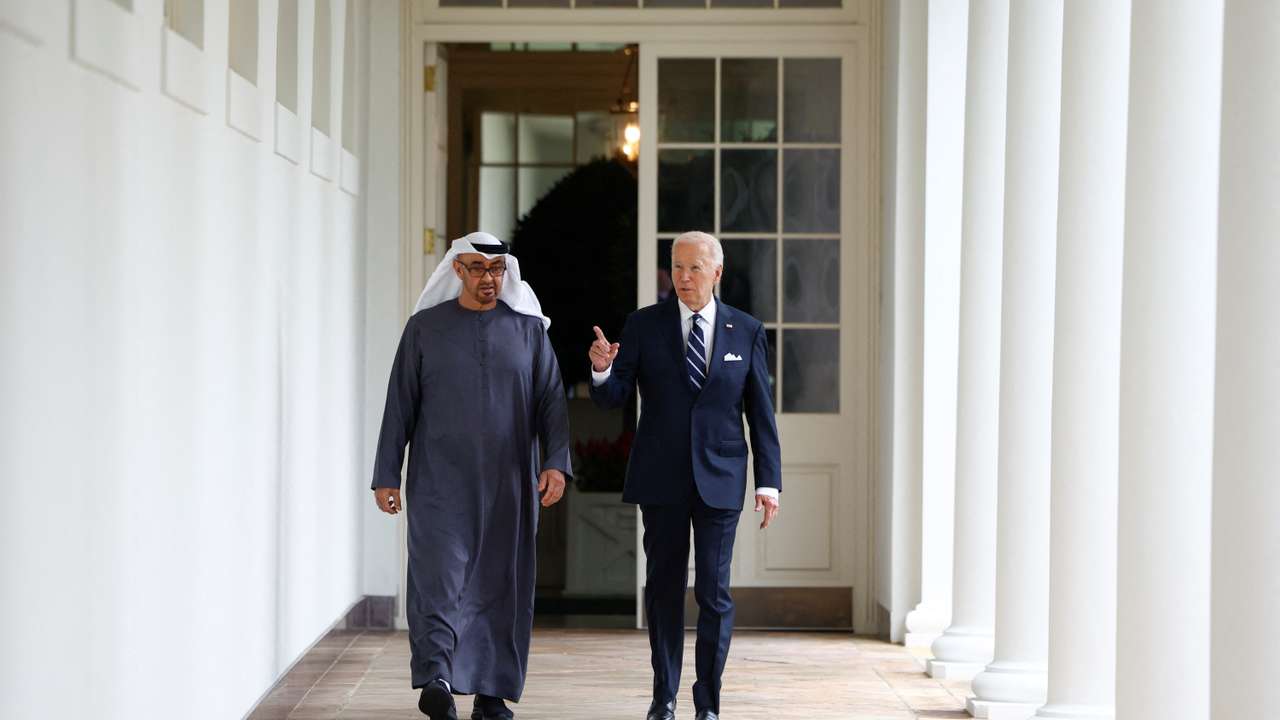 U.S. President Biden meets U.A.E President President Sheikh Mohamed bin Zayed Al Nahyan, in Washington