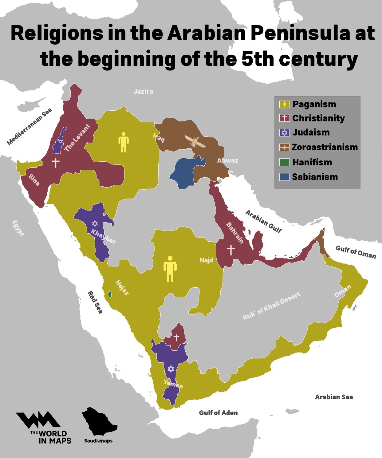 Tracking faith on the Arabian Peninsula: A 5th-century religious landscape with modern resonance