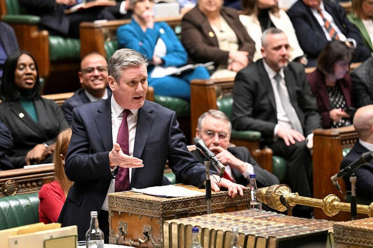 PMQs at the House of Commons in London