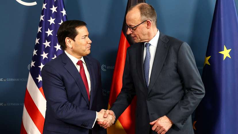 German Chancellor Merz meets U.S. Secretary of State Rubio during the Munich Security Conference (MSC) in Munich