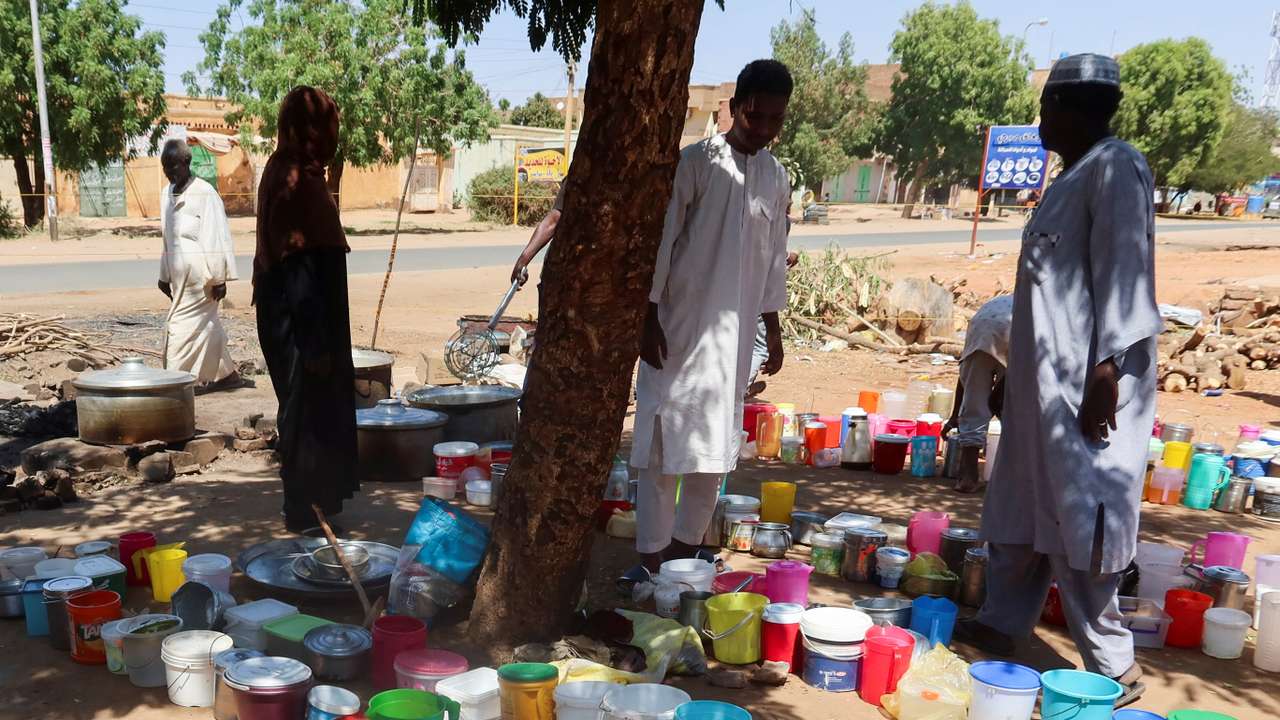 Sudan's "Takaya" kitchens help feed families in Omdurman areas recently controlled by army, in Khartoum