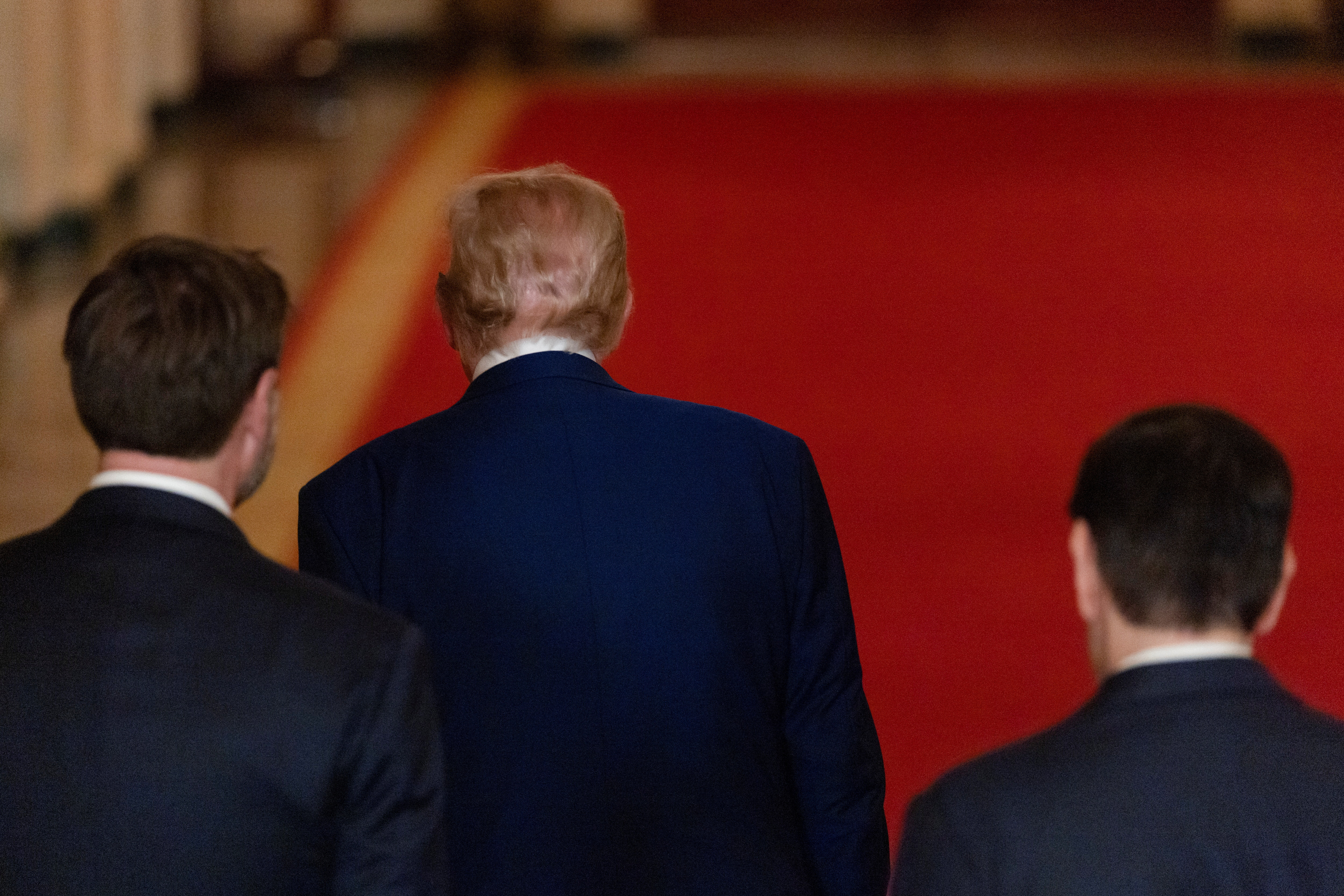 U.S. President Donald Trump delivers an address to the nation at the White House in Washington, following U.S. strikes on Iran's nuclear facilities